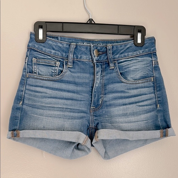 American Eagle Outfitters Pants - American Eagle Hi-Rise Shortie Shorts